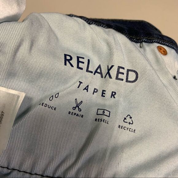 🆕 lucky brand relaxed taper bleach jeans - Picture 4 of 8